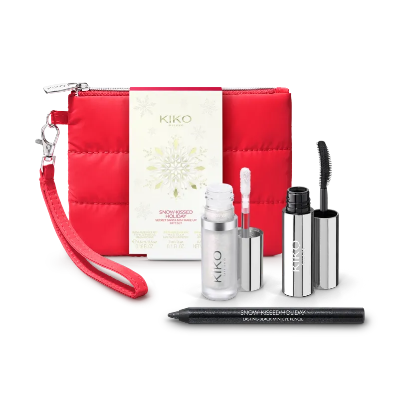 Набір для макіяжу Snow-Kissed Holiday Secret Santa Mini Make Up Gift Set KIKO MILANO KC000001184001B модель KC000001184001B Фото
