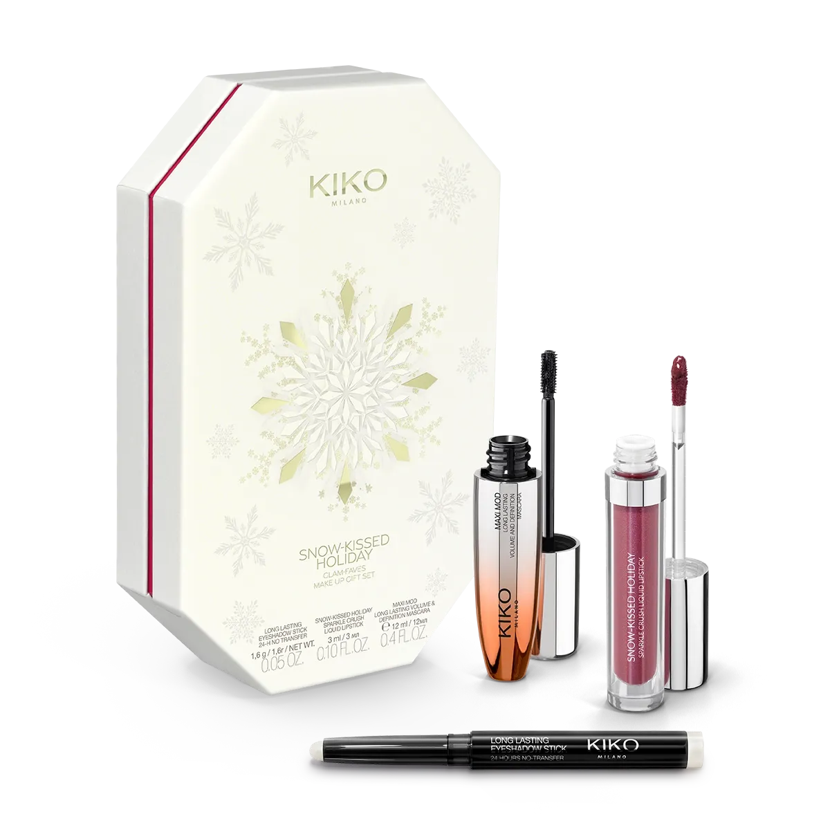 Набір для макіяжу Snow-Kissed Holiday Glam-Faves Make Up Gift Set KIKO MILANO модель KC000001185001B Фото