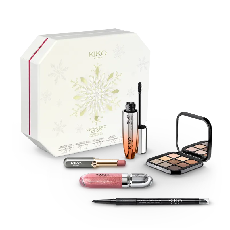 Набір для макіяжу Snow-Kissed Holiday Timeless Look Makeup Gift Set KIKO MILANO KC000001187001B модель KC000001187001B Фото