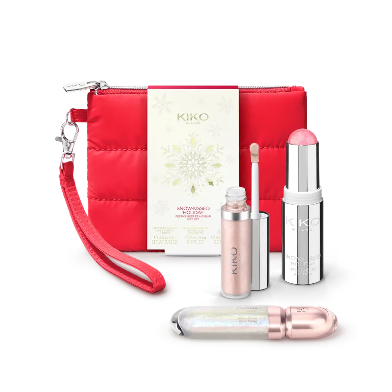 Набір для макіяжу Snow-Kissed Holiday Festive Besties Make Up Gift Set KIKO MILANO KC000001188001B модель KC000001188001B Фото