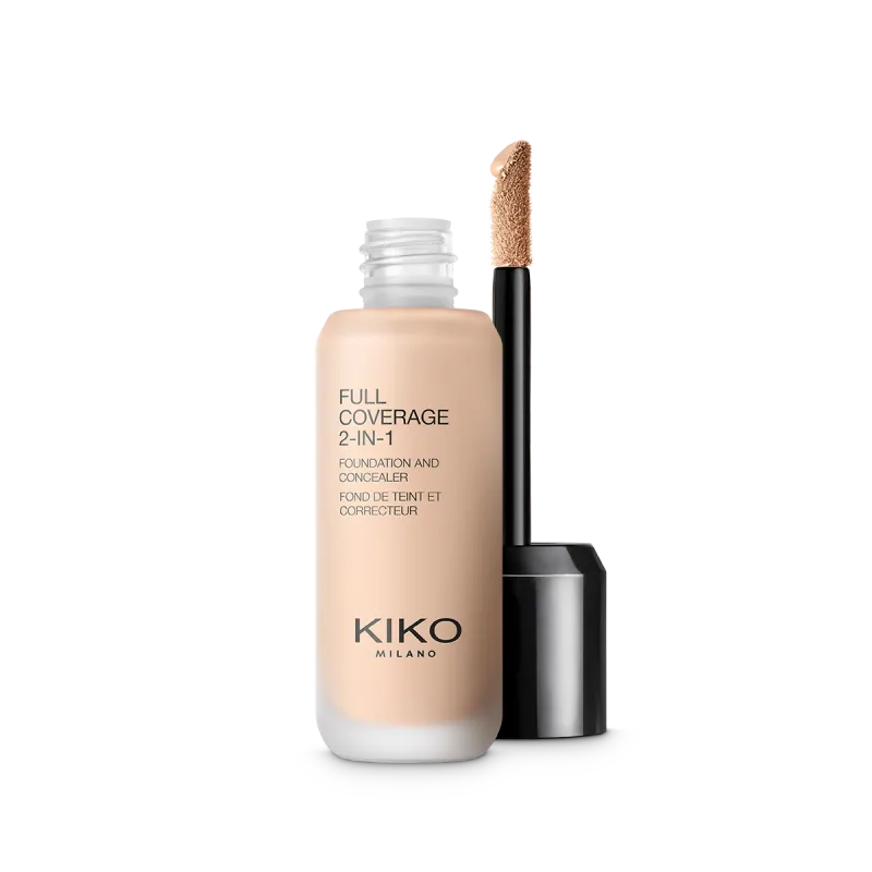 Тональна основа і консилер 2в1 Full Coverage 2-In-1 Foundation & Concealer KIKO MILANO модель KM000000600036B Фото