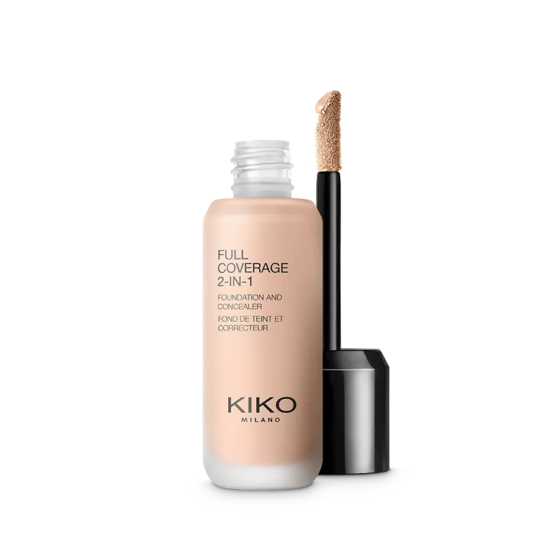 Тональна основа і консилер 2в1 Full Coverage 2-In-1 Foundation & Concealer KIKO MILANO модель KM000000600037B Фото