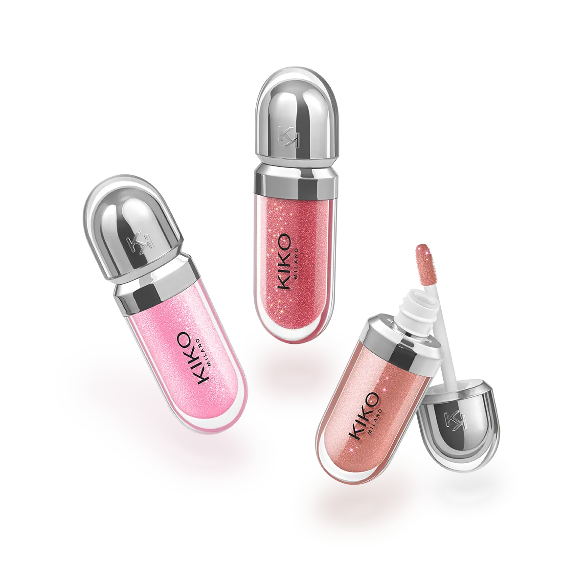 Набір міні блисків для губ Glossy Lip Set Mini KIKO MILANO модель KM000000962001B Фото