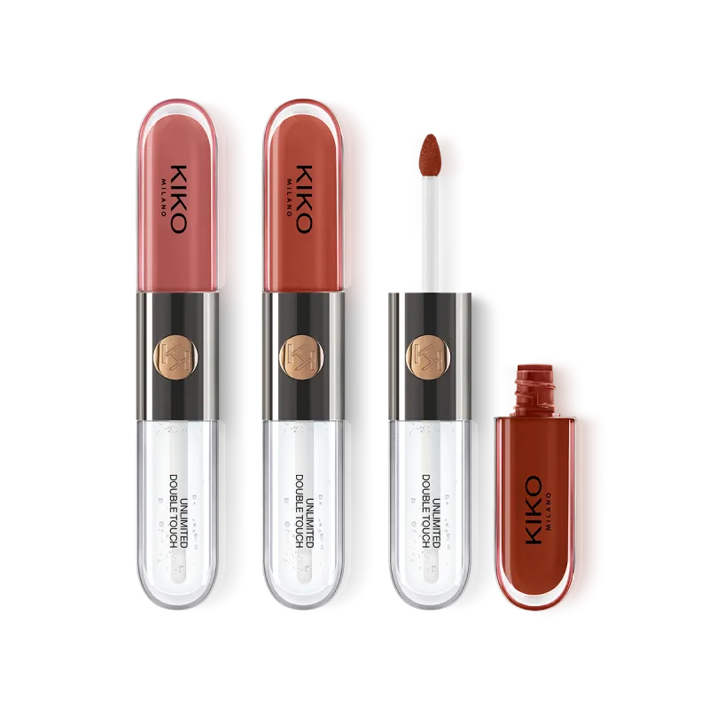 Набір рідких помад Unlimited Double Touch Lipstick Kit KIKO MILANO KM000000560002B модель KM000000560002B Фото