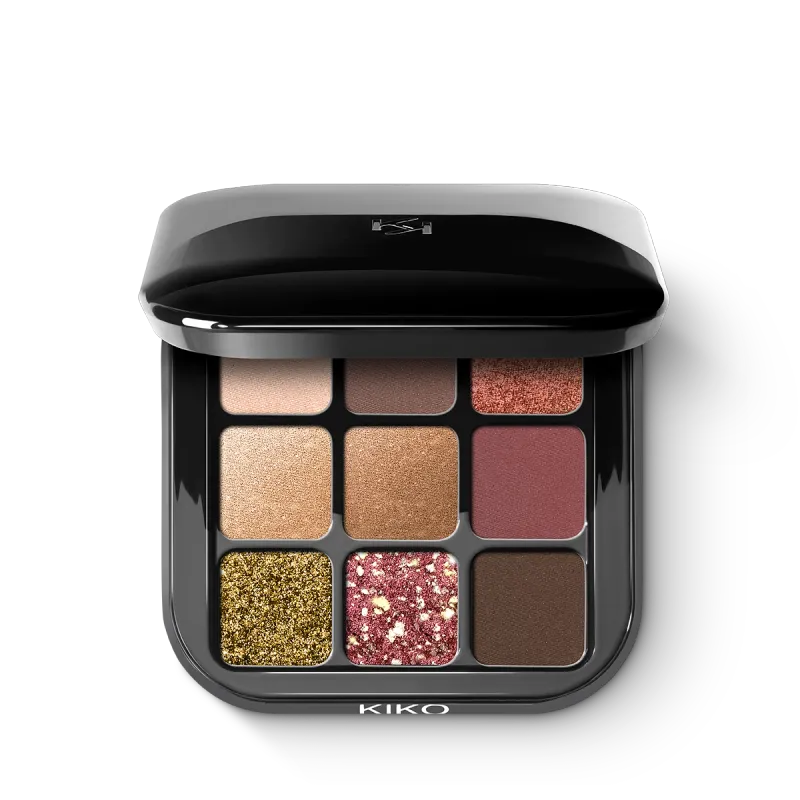 Палетка тіней Glamour Multi Finish Eyeshadow Palette KIKO MILANO модель KM000000841003B