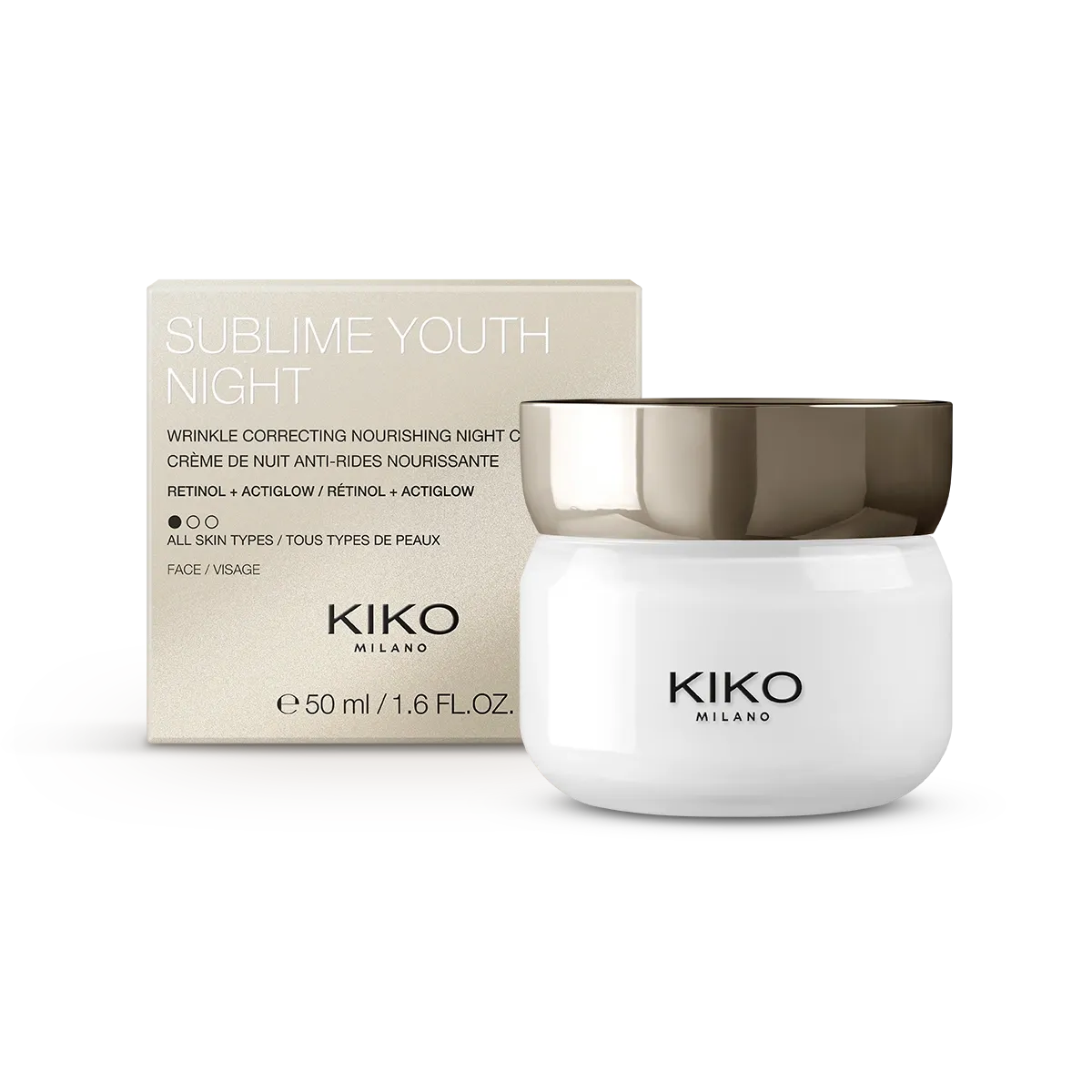 Нічний крем проти зморшок KIKO MILANO модель KS000000354001B Фото